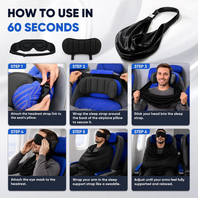 First Class 3- in-1 Travel Sleep Set